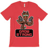groot grow strong galaxy gym fitness mashup T-Shirt