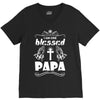 I Am One Blessed Papa V-Neck Tee