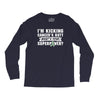 I Am Kicking Cancers Butt Whats Your Superpower ? Long Sleeve Shirts