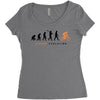 strava evolution Women's Triblend Scoop T-shirt