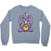 zombie bunny loves brains Crewneck Sweatshirt