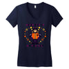 never give up Women's V-Neck T-Shirt