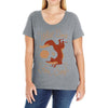 what does the fox say Ladies Curvy T-Shirt