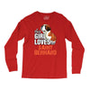 This Girl Loves Saint Bernard Long Sleeve Shirts