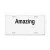 amazing License Plate