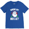 where my ho's at   christmas santa V-Neck Tee