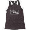 bombay bicycle club box logo Racerback Tank