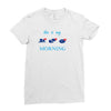 this is my morning Ladies Fitted T-Shirt