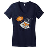 my morning sidekick Women's V-Neck T-Shirt