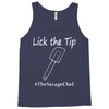 lick the tip shirt by the savage chef Tank Top
