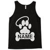 personalized paw halo Tank Top