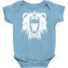 lion head roaring Baby Onesie
