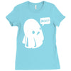 halloween boo Ladies Fitted T-Shirt