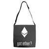 got ether ? Adjustable Strap Totes