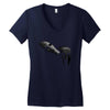 spartan mask Women's V-Neck T-Shirt