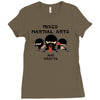 mixed martial arts and crafts Ladies Fitted T-Shirt