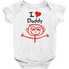 i love daddy Baby Bodysuit