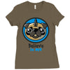 believe in pugcorns Ladies Fitted T-Shirt