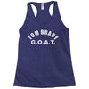 tom brady g.o.a.t. Racerback Tank