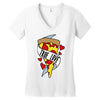 true love pizza 2 Women's V-Neck T-Shirt