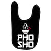 asian food humor chopsticks Baby Bibs