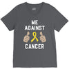 Me Against Cancer V-Neck Tee