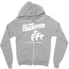 beer pong champion Zipper Hoodie