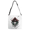 illuminati damage Adjustable Strap Totes