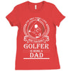 Golfer Dad Ladies Fitted T-Shirt