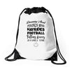 dreaming about pumpkin spice hayrides footbal falling leaves family ti Drawstring Bags