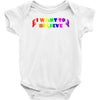 unicorns,i want to believe,fantasy,mythical,unicorns Baby Onesie