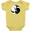 yin yang cat Baby Onesie