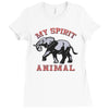 my spirit animal Ladies Fitted T-Shirt