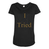 i tried Maternity Scoop Neck T-shirt