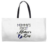 mommys first mothers day Weekender Totes