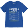 January Girl Facts Aquarius V-Neck Tee