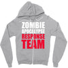 zombie apocalypse response Zipper Hoodie