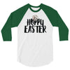 hoppy easter 3/4 Sleeve Shirt