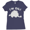 science dinosaur Ladies Fitted T-Shirt