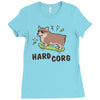 hard corg Ladies Fitted T-Shirt