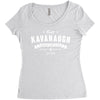 brett kavanaugh supreme court justice Women's Triblend Scoop T-shirt
