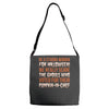 be a strong woman for halloween! Adjustable Strap Totes