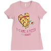 pizza my heart (2) Ladies Fitted T-Shirt