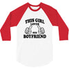 This Girl Loves Her Boyfriend 3/4 Sleeve Shirt