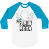 Family Trip To Moon 3/4 Sleeve Shirt