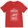 Vintage Aged To Perfection 1975 V-Neck Tee