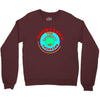 question your thinking flowy crop Crewneck Sweatshirt
