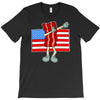 bacon american flag dab T-Shirt