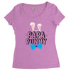 papa bunny Women's Triblend Scoop T-shirt