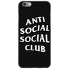 anti social social club White logo iPhone 6/6s Case